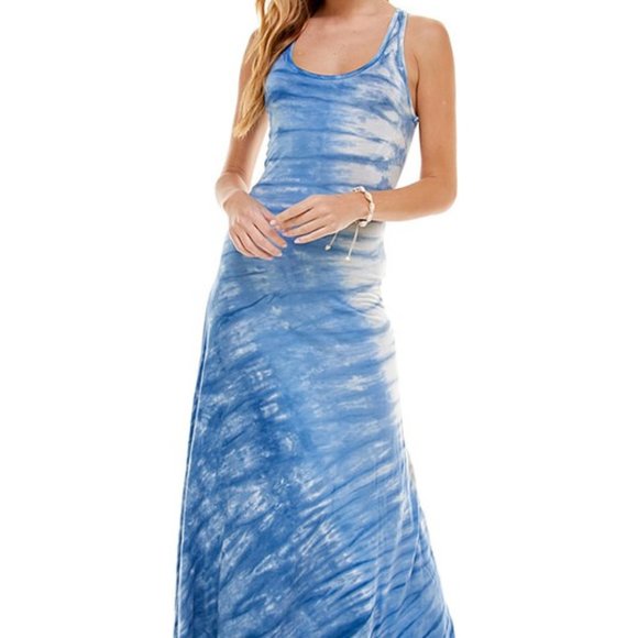 Bully Designer DRESS Tie Dye SUNDRESS Maxi DRESS Racerback DRESS Priced CHEAP - Picture 2 of 14